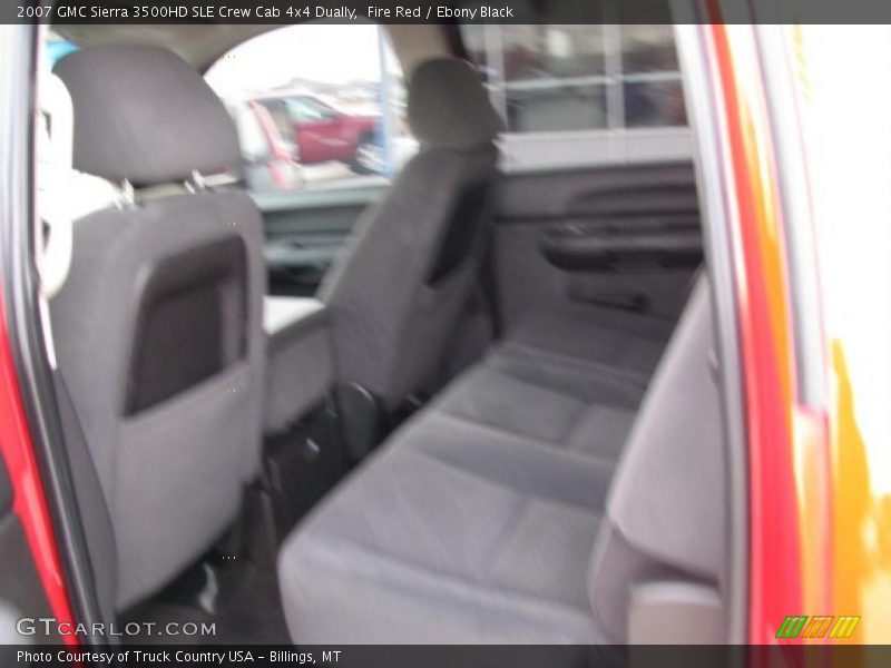 Fire Red / Ebony Black 2007 GMC Sierra 3500HD SLE Crew Cab 4x4 Dually
