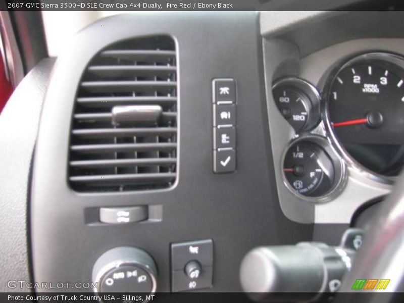 Fire Red / Ebony Black 2007 GMC Sierra 3500HD SLE Crew Cab 4x4 Dually