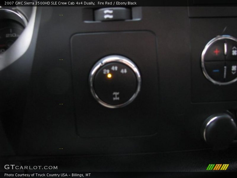 Fire Red / Ebony Black 2007 GMC Sierra 3500HD SLE Crew Cab 4x4 Dually