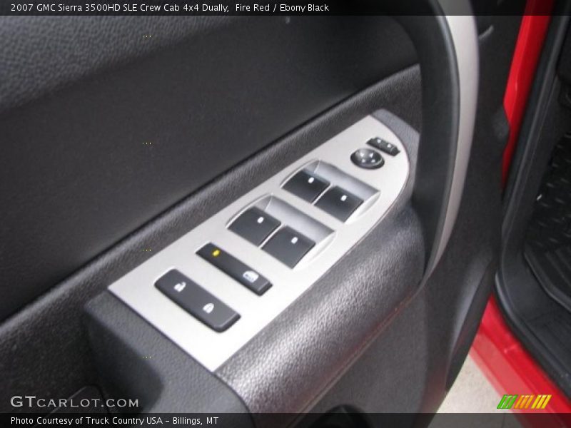 Fire Red / Ebony Black 2007 GMC Sierra 3500HD SLE Crew Cab 4x4 Dually