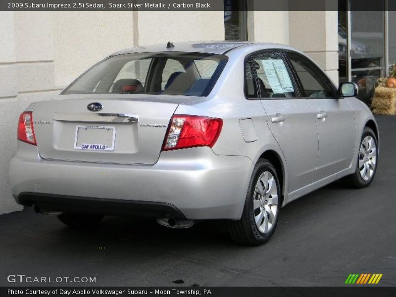 Spark Silver Metallic / Carbon Black 2009 Subaru Impreza 2.5i Sedan
