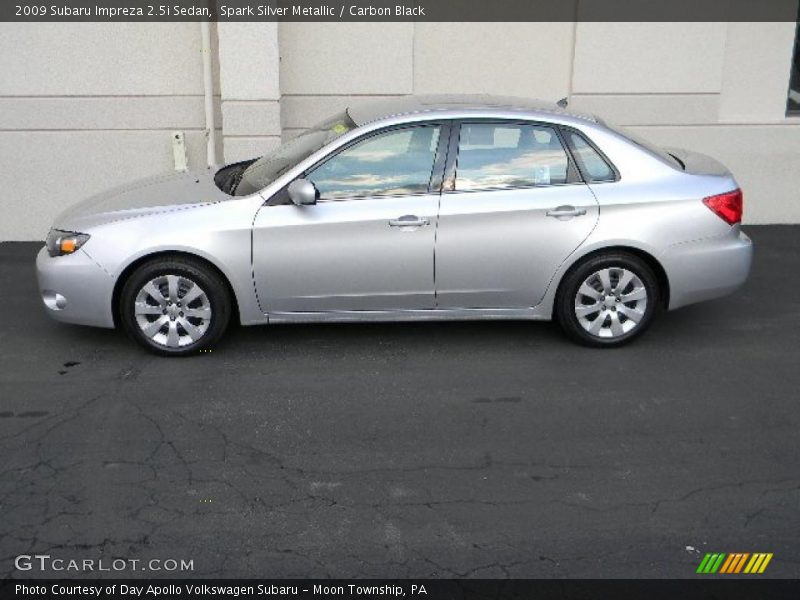 Spark Silver Metallic / Carbon Black 2009 Subaru Impreza 2.5i Sedan