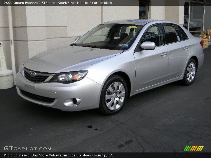 Spark Silver Metallic / Carbon Black 2009 Subaru Impreza 2.5i Sedan
