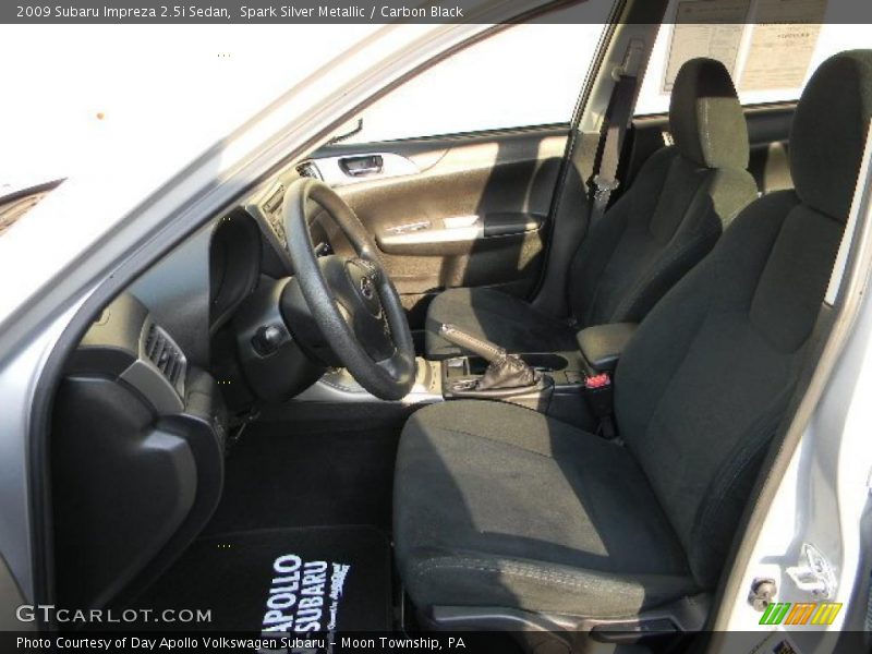 Spark Silver Metallic / Carbon Black 2009 Subaru Impreza 2.5i Sedan
