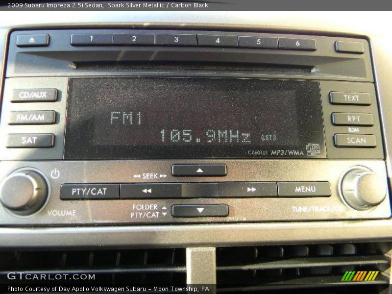Spark Silver Metallic / Carbon Black 2009 Subaru Impreza 2.5i Sedan