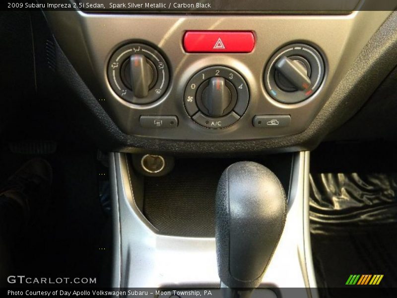 Spark Silver Metallic / Carbon Black 2009 Subaru Impreza 2.5i Sedan