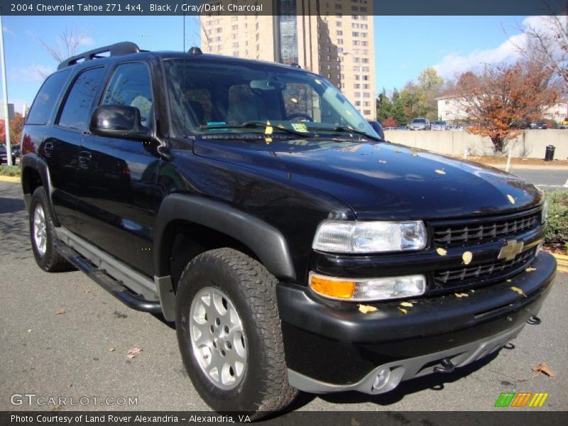 Black / Gray/Dark Charcoal 2004 Chevrolet Tahoe Z71 4x4