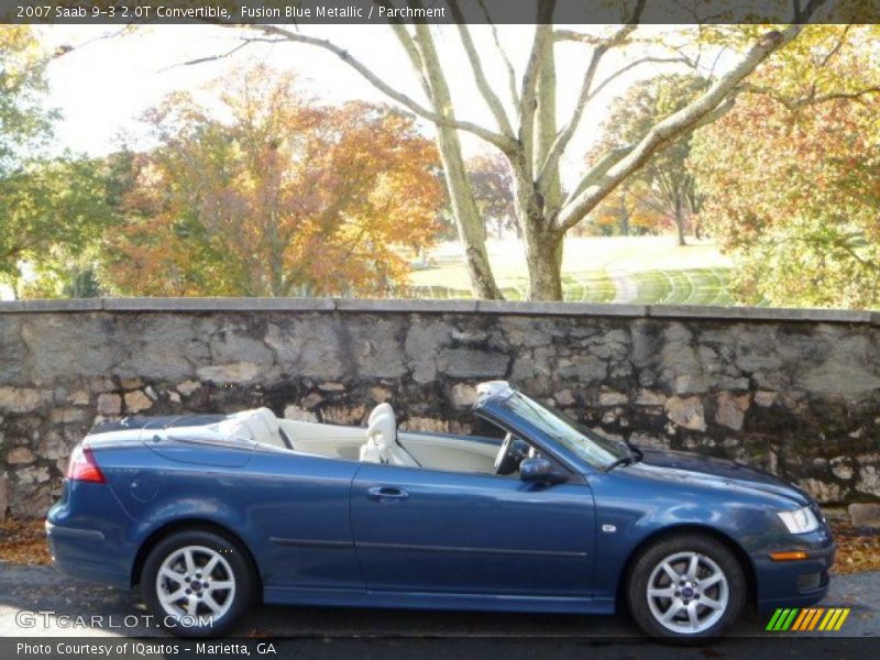  2007 9-3 2.0T Convertible Fusion Blue Metallic