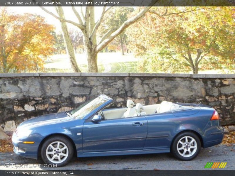  2007 9-3 2.0T Convertible Fusion Blue Metallic