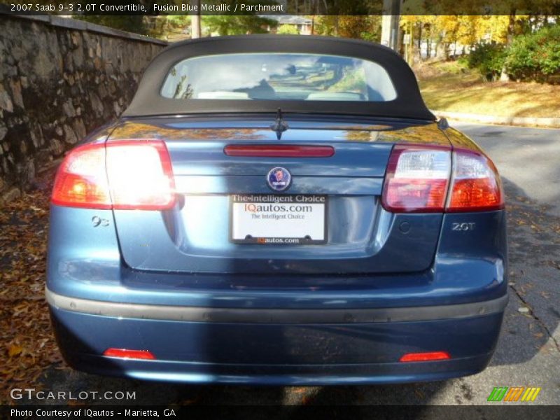  2007 9-3 2.0T Convertible Fusion Blue Metallic