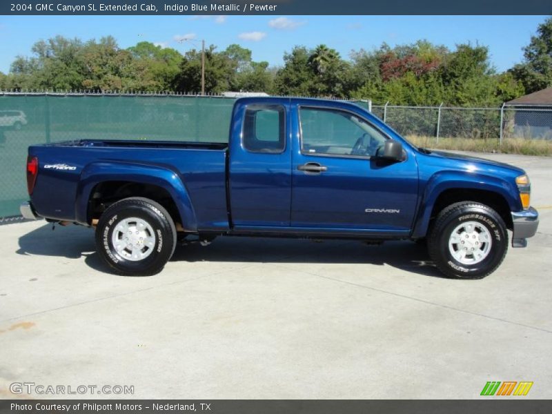  2004 Canyon SL Extended Cab Indigo Blue Metallic