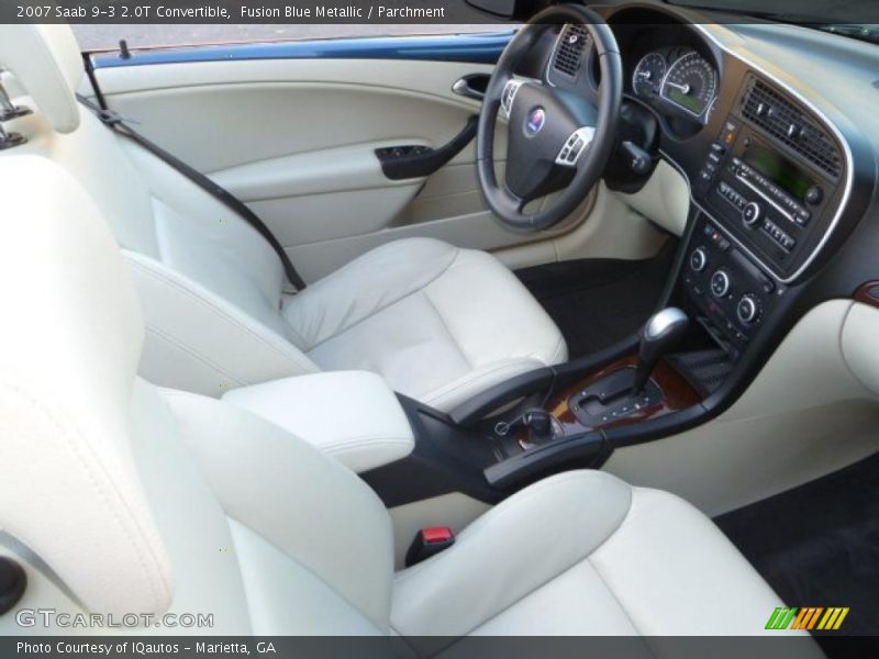 Fusion Blue Metallic / Parchment 2007 Saab 9-3 2.0T Convertible