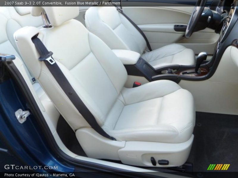 Fusion Blue Metallic / Parchment 2007 Saab 9-3 2.0T Convertible