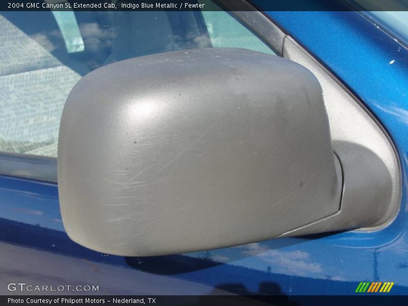 Indigo Blue Metallic / Pewter 2004 GMC Canyon SL Extended Cab