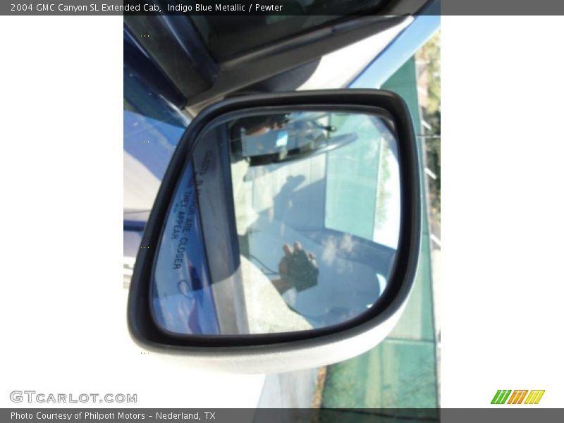 Indigo Blue Metallic / Pewter 2004 GMC Canyon SL Extended Cab