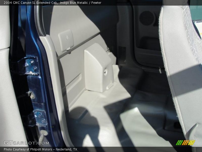 Indigo Blue Metallic / Pewter 2004 GMC Canyon SL Extended Cab