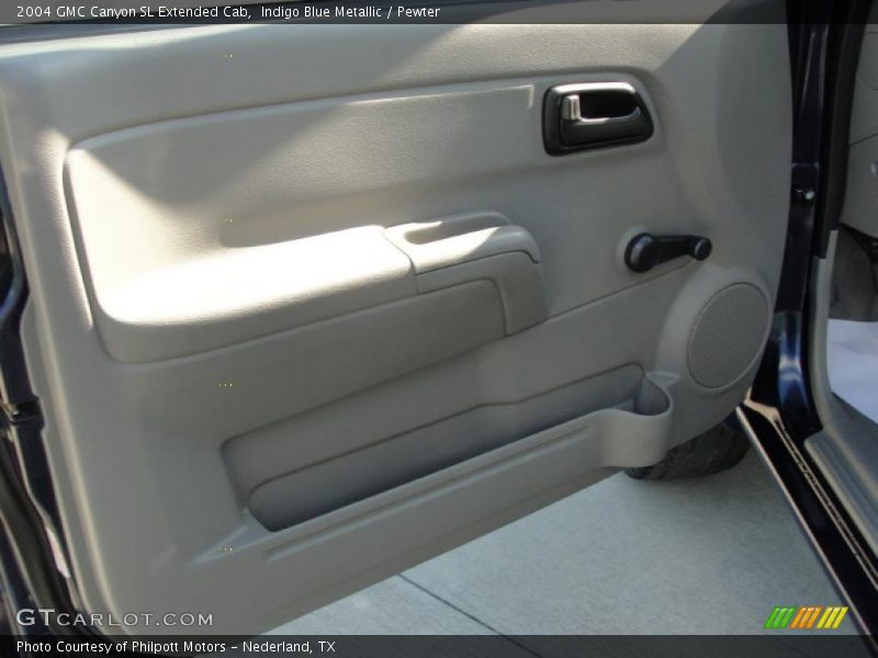Indigo Blue Metallic / Pewter 2004 GMC Canyon SL Extended Cab