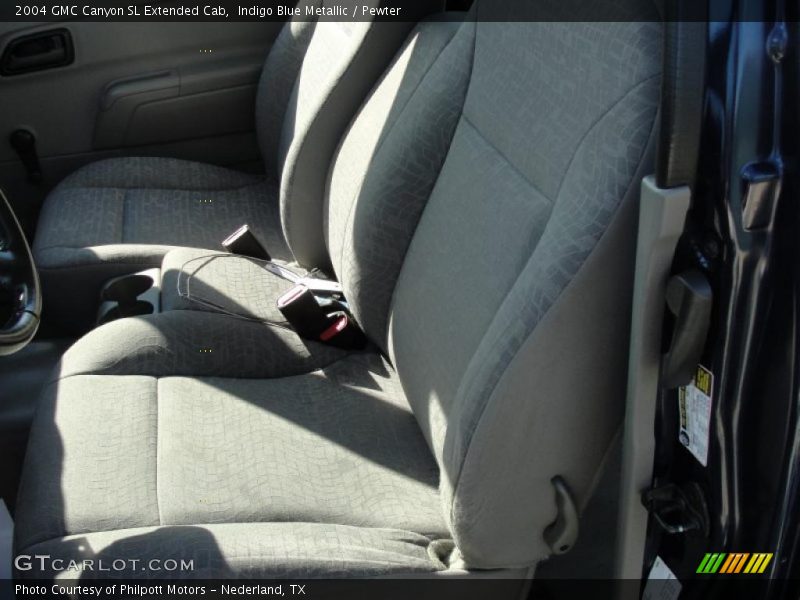 Indigo Blue Metallic / Pewter 2004 GMC Canyon SL Extended Cab