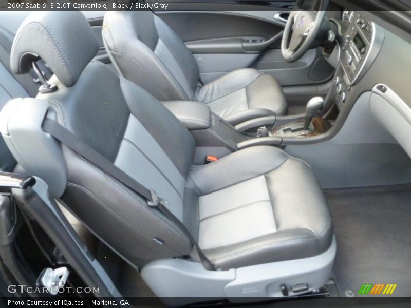  2007 9-3 2.0T Convertible Black/Gray Interior