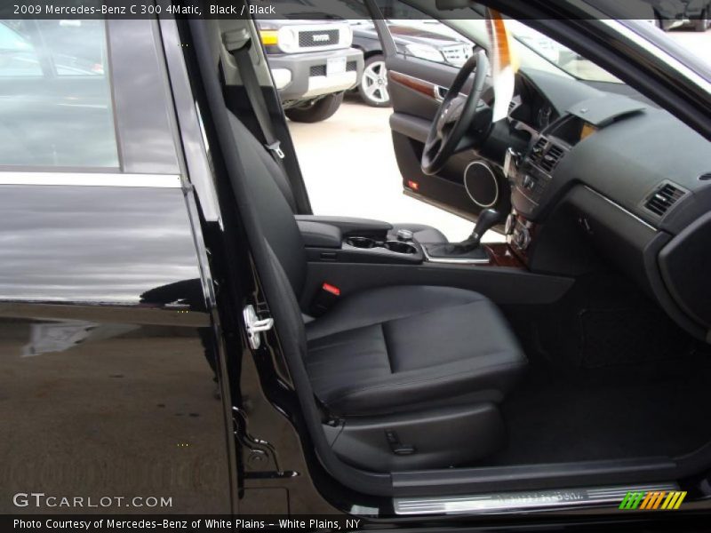 Black / Black 2009 Mercedes-Benz C 300 4Matic