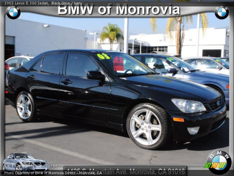 Black Onyx / Ivory 2003 Lexus IS 300 Sedan