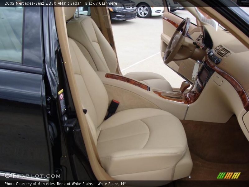 Black / Cashmere 2009 Mercedes-Benz E 350 4Matic Sedan