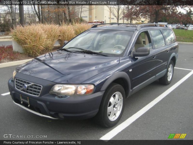 Nautic Blue Metallic / Taupe/Light Taupe 2002 Volvo V70 2.4T XC AWD Wagon