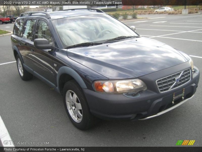 Nautic Blue Metallic / Taupe/Light Taupe 2002 Volvo V70 2.4T XC AWD Wagon