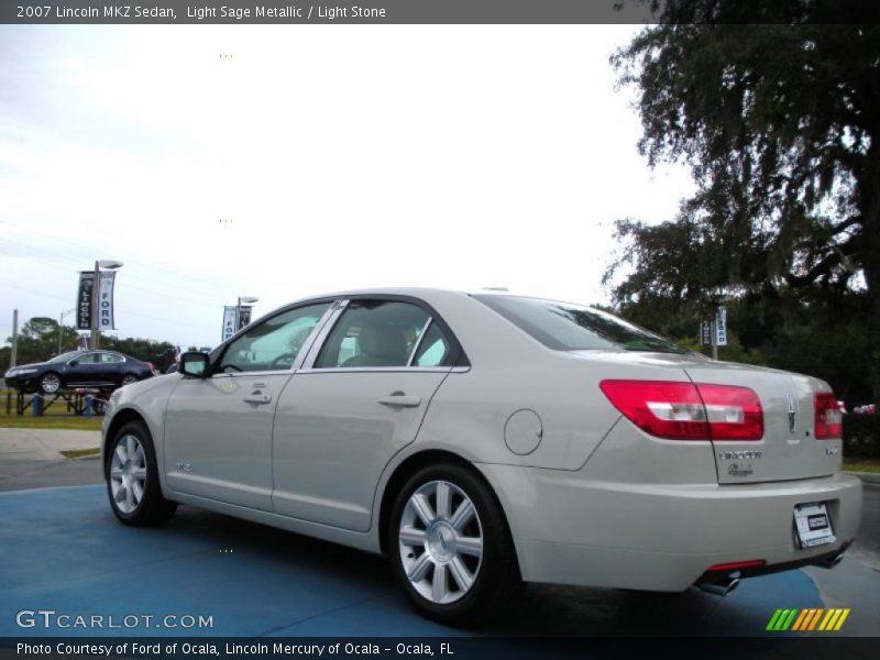 Light Sage Metallic / Light Stone 2007 Lincoln MKZ Sedan