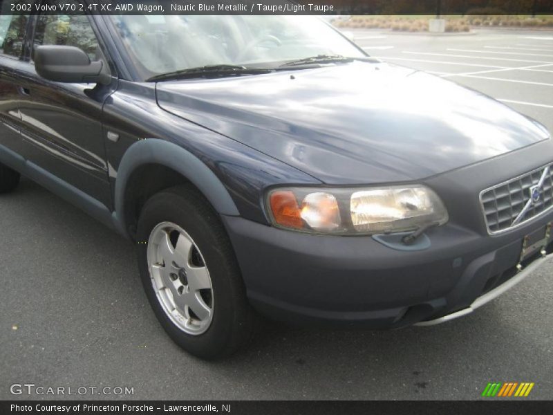 Nautic Blue Metallic / Taupe/Light Taupe 2002 Volvo V70 2.4T XC AWD Wagon