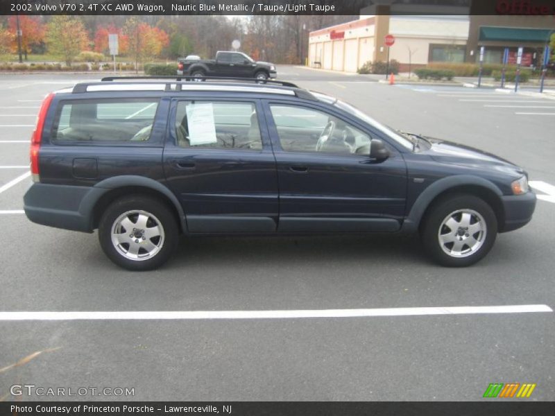 Nautic Blue Metallic / Taupe/Light Taupe 2002 Volvo V70 2.4T XC AWD Wagon