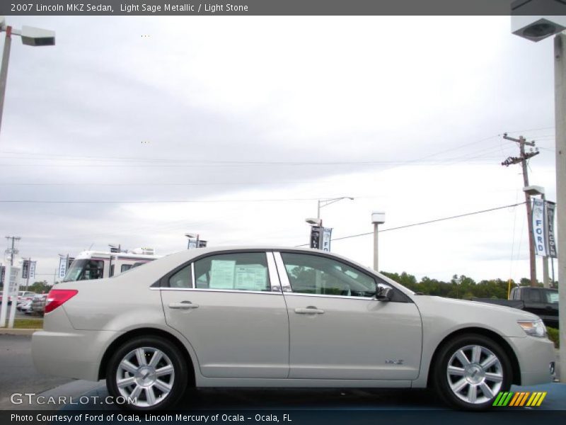 Light Sage Metallic / Light Stone 2007 Lincoln MKZ Sedan