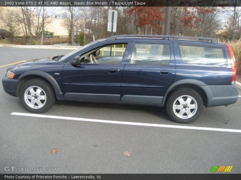 Nautic Blue Metallic / Taupe/Light Taupe 2002 Volvo V70 2.4T XC AWD Wagon