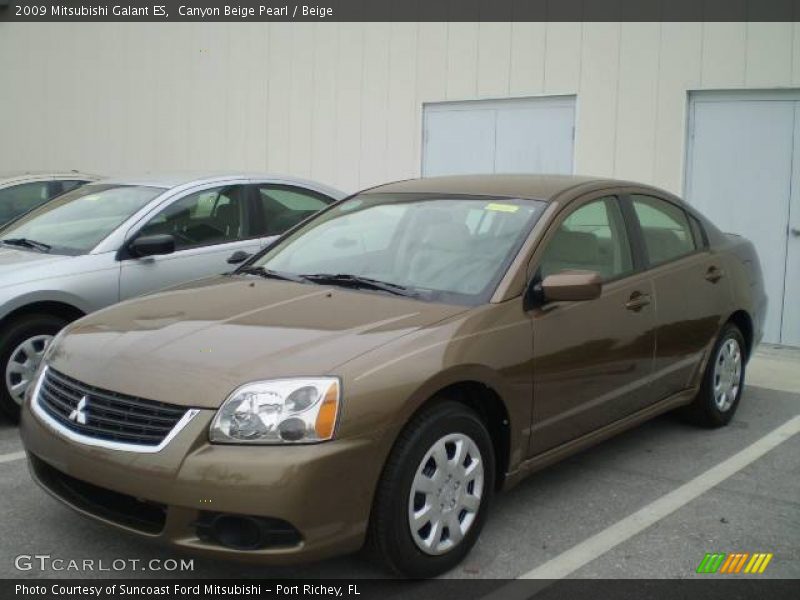 Canyon Beige Pearl / Beige 2009 Mitsubishi Galant ES