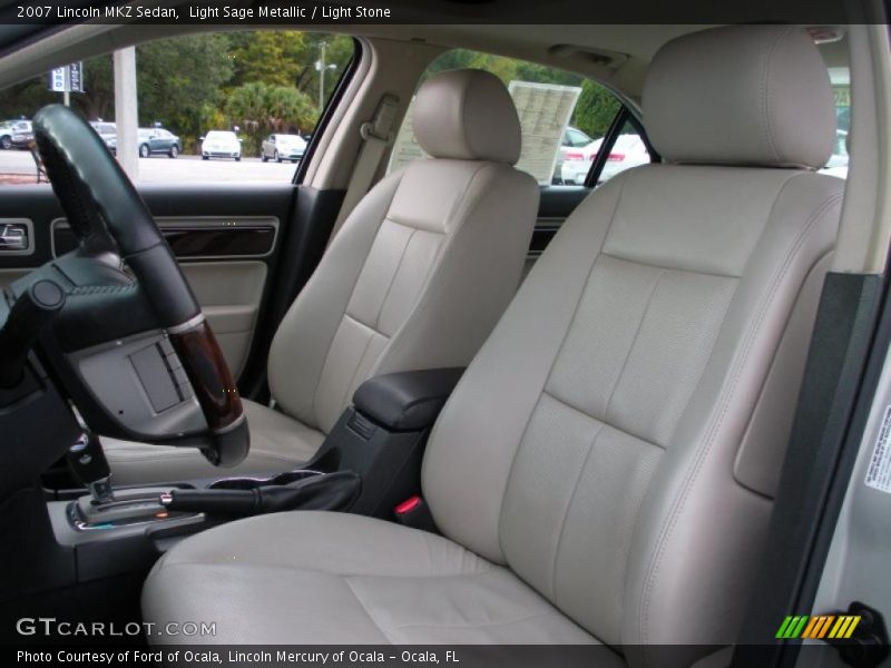 Light Sage Metallic / Light Stone 2007 Lincoln MKZ Sedan