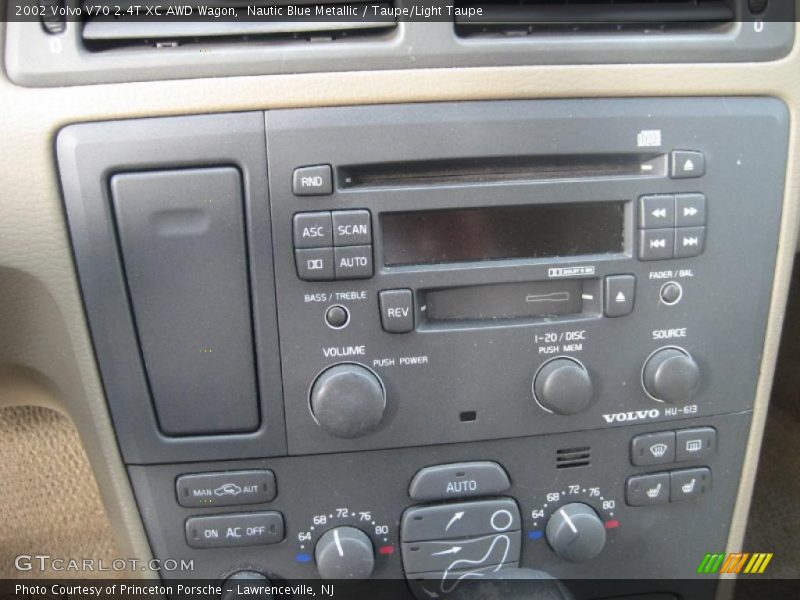 Nautic Blue Metallic / Taupe/Light Taupe 2002 Volvo V70 2.4T XC AWD Wagon