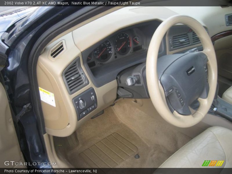 Nautic Blue Metallic / Taupe/Light Taupe 2002 Volvo V70 2.4T XC AWD Wagon
