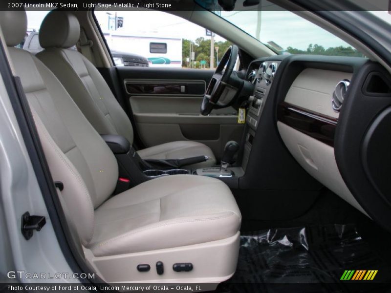Light Sage Metallic / Light Stone 2007 Lincoln MKZ Sedan