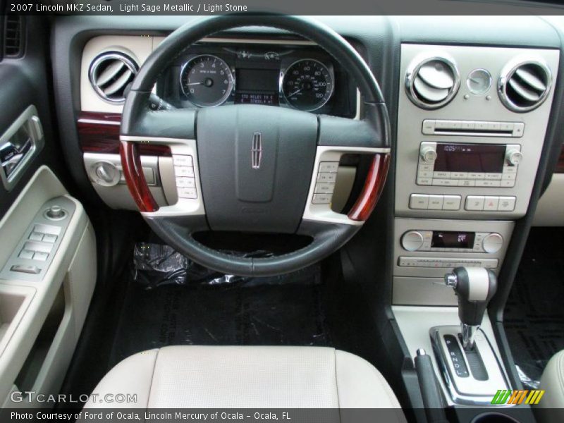 Light Sage Metallic / Light Stone 2007 Lincoln MKZ Sedan