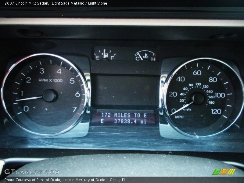 Light Sage Metallic / Light Stone 2007 Lincoln MKZ Sedan
