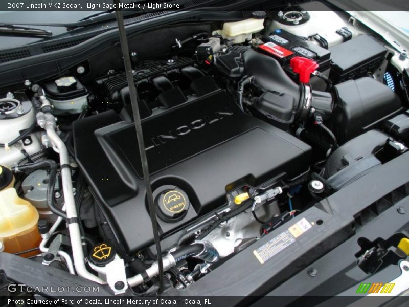 Light Sage Metallic / Light Stone 2007 Lincoln MKZ Sedan