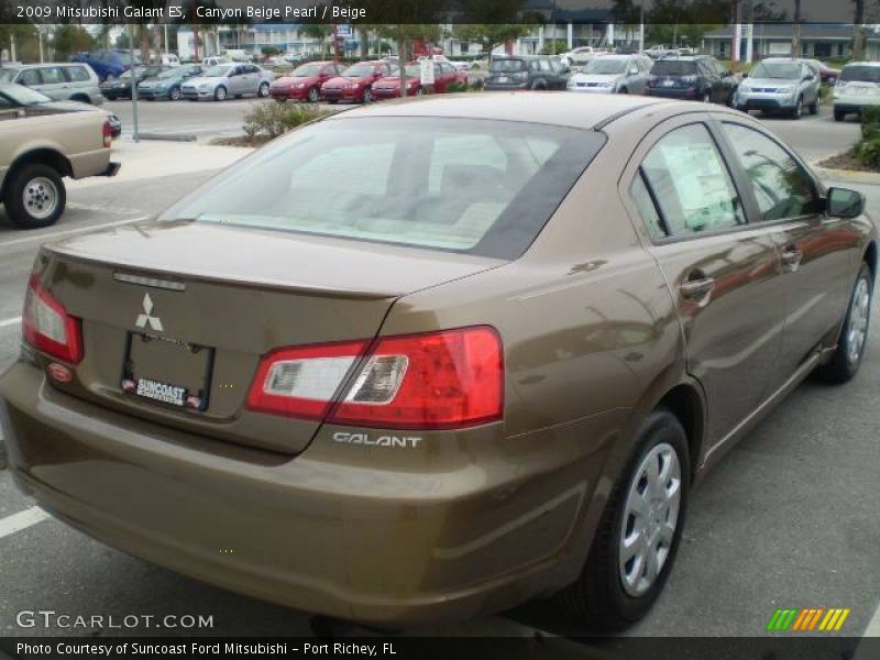Canyon Beige Pearl / Beige 2009 Mitsubishi Galant ES