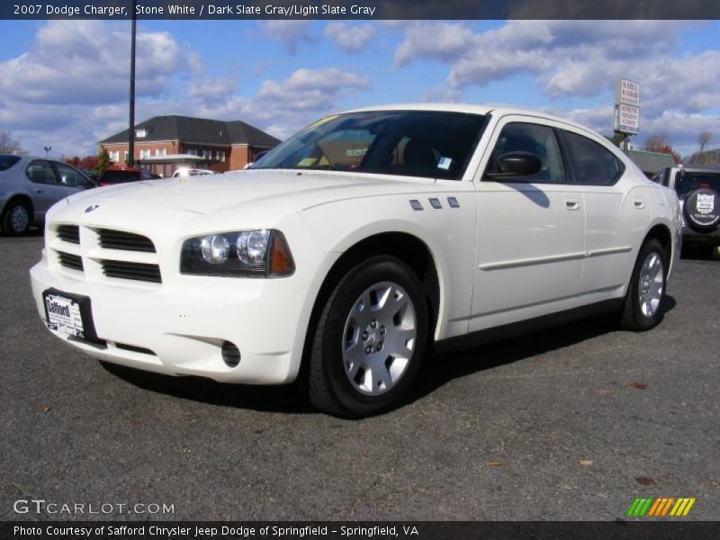 Stone White / Dark Slate Gray/Light Slate Gray 2007 Dodge Charger