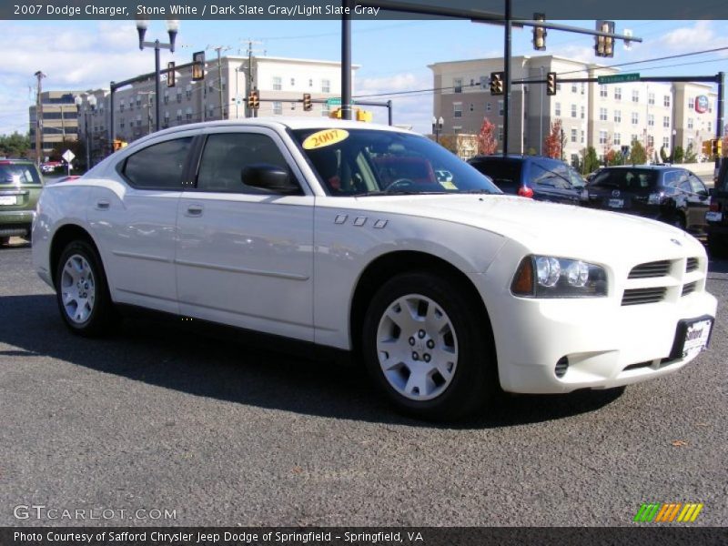 Stone White / Dark Slate Gray/Light Slate Gray 2007 Dodge Charger