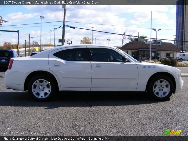 Stone White / Dark Slate Gray/Light Slate Gray 2007 Dodge Charger