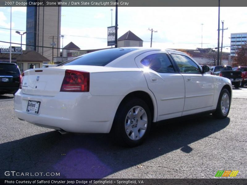 Stone White / Dark Slate Gray/Light Slate Gray 2007 Dodge Charger