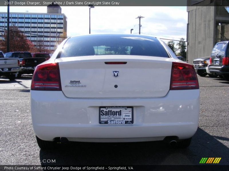 Stone White / Dark Slate Gray/Light Slate Gray 2007 Dodge Charger