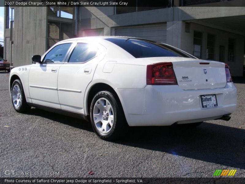 Stone White / Dark Slate Gray/Light Slate Gray 2007 Dodge Charger