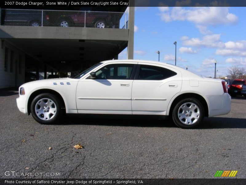 Stone White / Dark Slate Gray/Light Slate Gray 2007 Dodge Charger