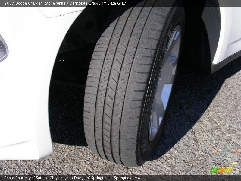Stone White / Dark Slate Gray/Light Slate Gray 2007 Dodge Charger
